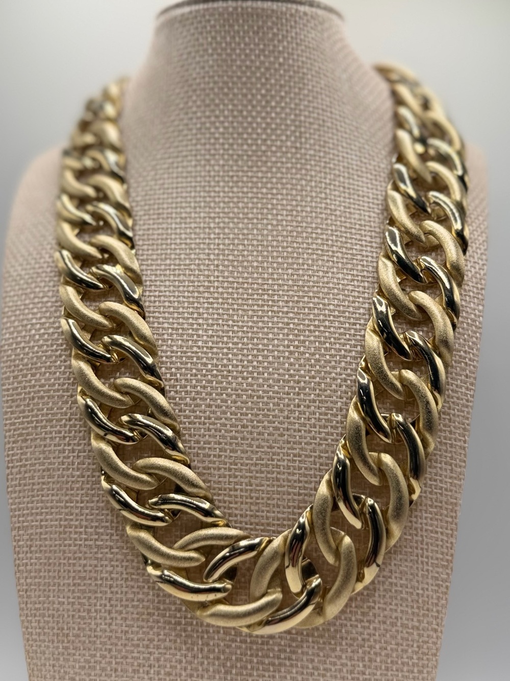 Gold-Tone Chunky Curb Chain Necklace - Women Jewelry